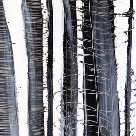Scribble Birches II