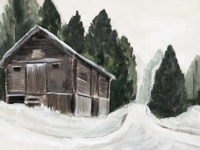 Winter Barn I
