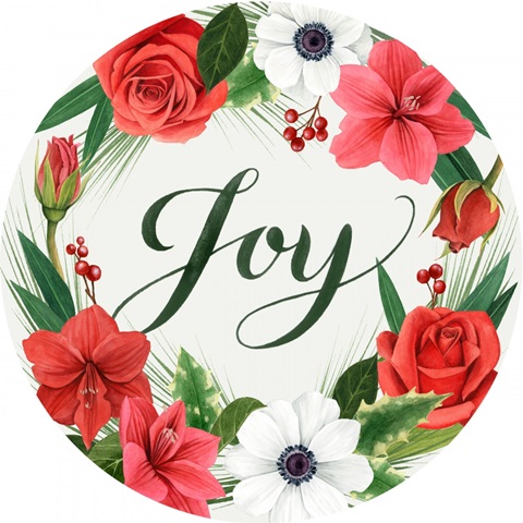 Christmas Flora Wreath Collection C