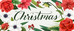 Christmas Flora Wreath Collection D