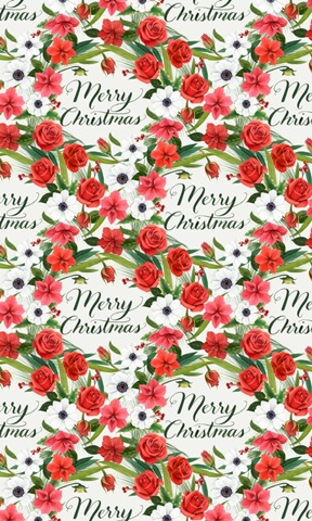 Christmas Flora Wreath Collection E