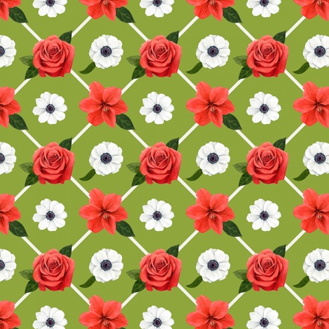 Christmas Flora Wreath Collection F