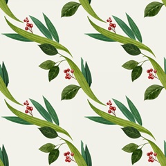 Christmas Flora Wreath Collection I