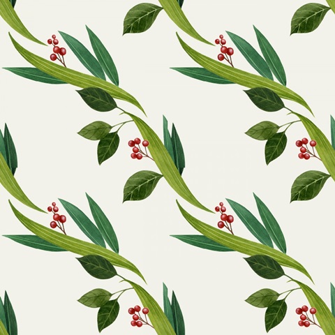 Christmas Flora Wreath Collection I