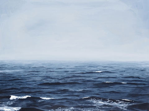 Grayscale Seascape IV