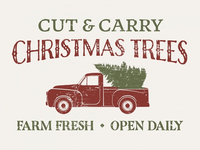 Christmas Farm Sign II