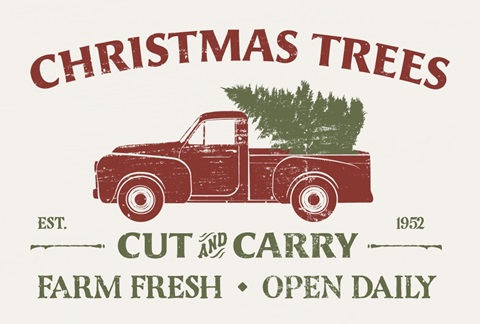 Christmas Farm Sign Collection A