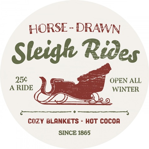 Christmas Farm Sign Collection C