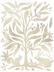 Parchment Block Print I