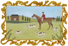 Folk Art Fox Hunt Collection A