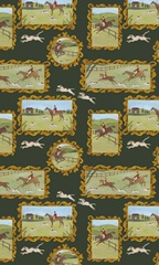 Folk Art Fox Hunt Collection E
