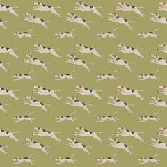 Folk Art Fox Hunt Collection H