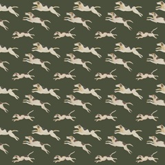 Folk Art Fox Hunt Collection I