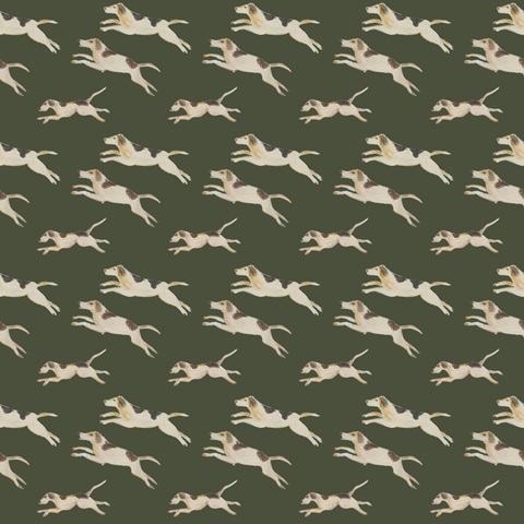 Folk Art Fox Hunt Collection I