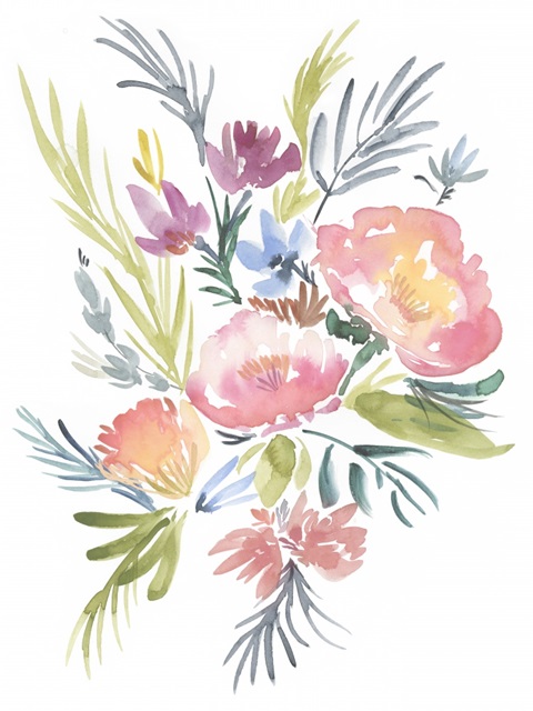 Pastel Floral Bouquet II