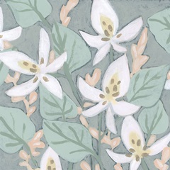 Pastel Garden Fresco I