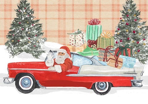 Santa on Wheels Collection A