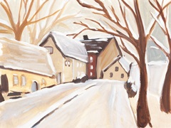 Snowy Street I