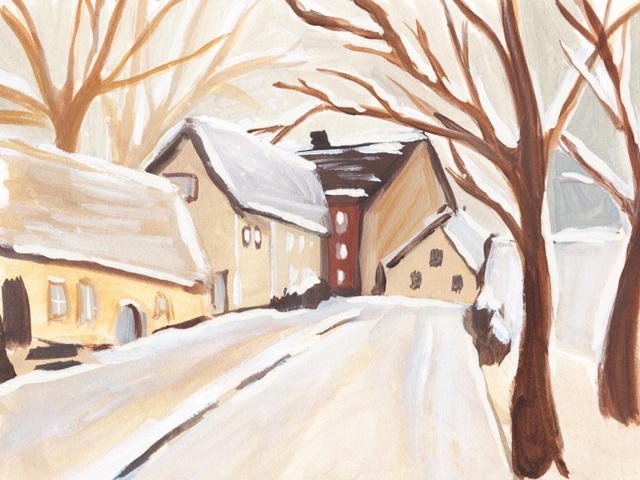 Snowy Street I