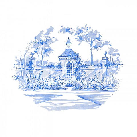 Blue Garden Impressions V