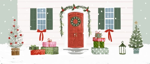 Festive Front Door Collection D