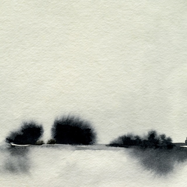 Ink Bloom Landscape I