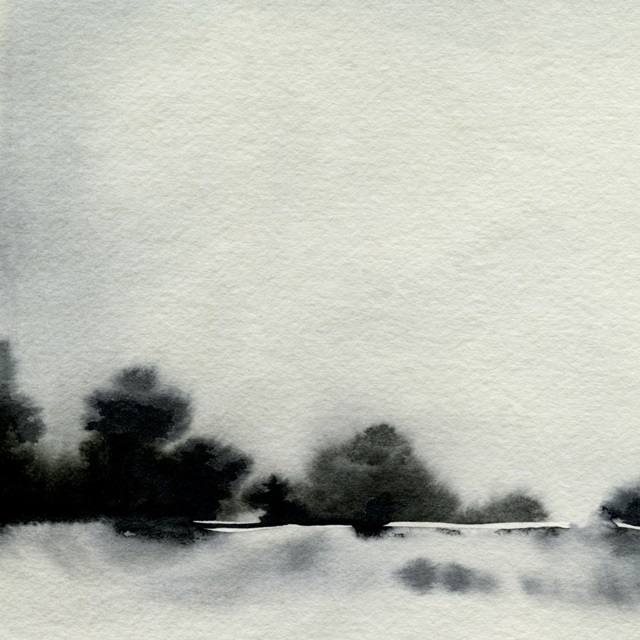 Ink Bloom Landscape II