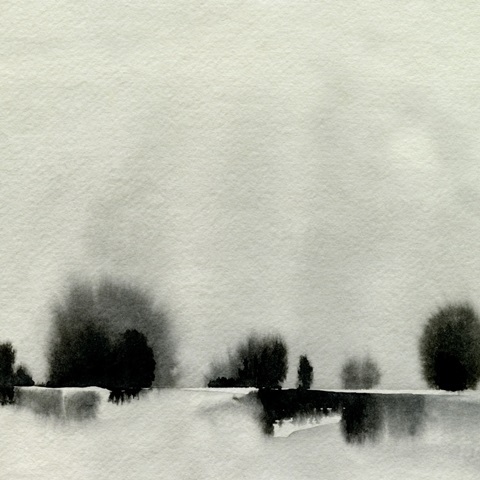 Ink Bloom Landscape III