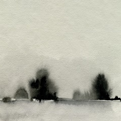 Ink Bloom Landscape IV