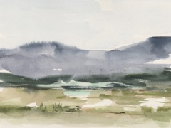 Valley View Watercolor I