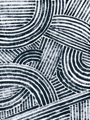 Pattern Maze in Ink I