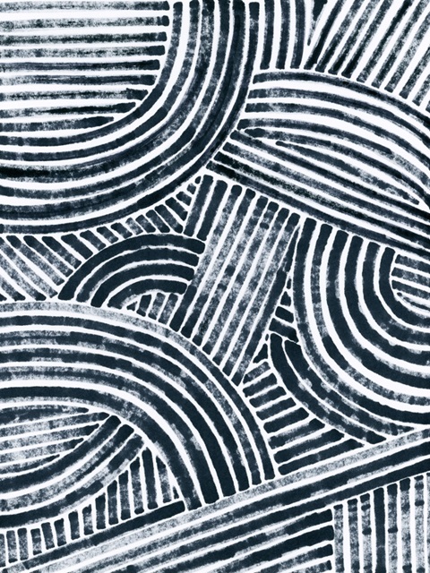 Pattern Maze in Ink I