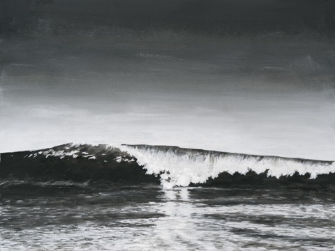 Black & White Waves I