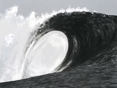 Black & White Waves IV