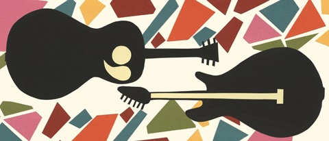 Cut Paper Instruments Collection D