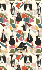 Cut Paper Instruments Collection E