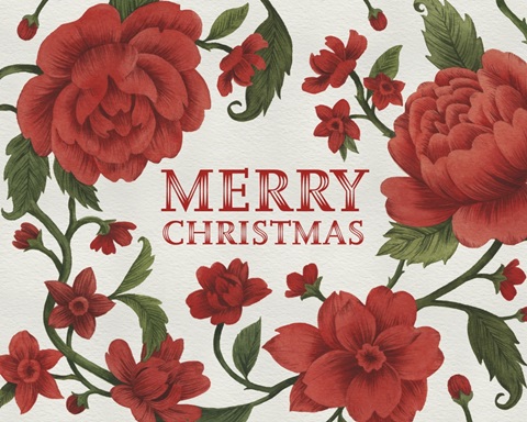 Scarlet Chinoiserie Christmas Collection A