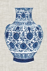 Ming Vase on Linen V