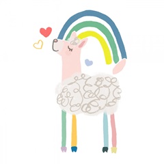 Rainbow Llama I