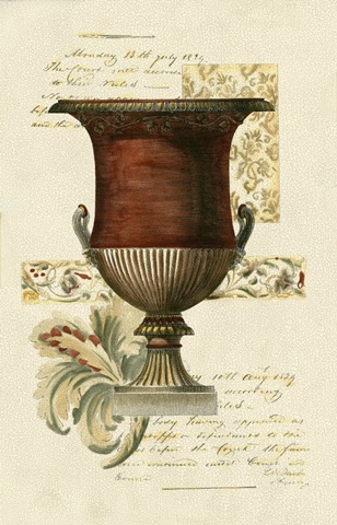 Crackled Transitional Urn I
