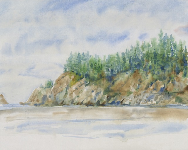 Watercolor Shore I