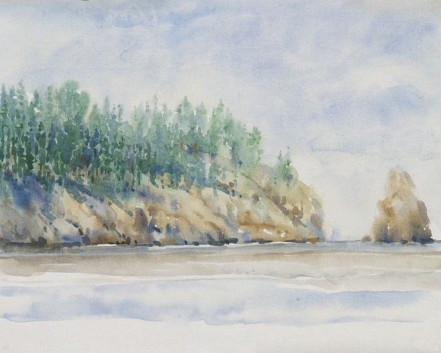 Watercolor Shore II