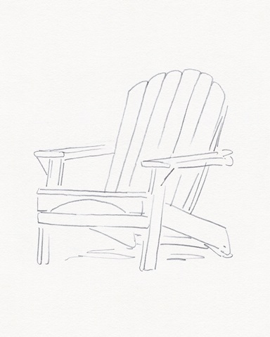 Adirondack Chair Sketch II