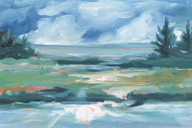 Pastel Lake View II