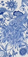 Peacock in Indigo II