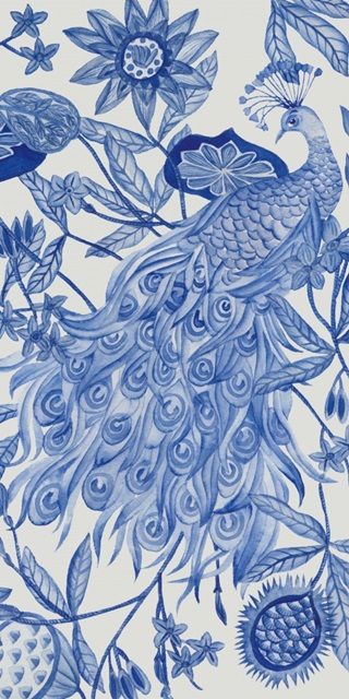 Peacock in Indigo II