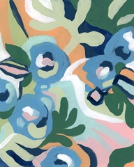 Bright Floral Dance I