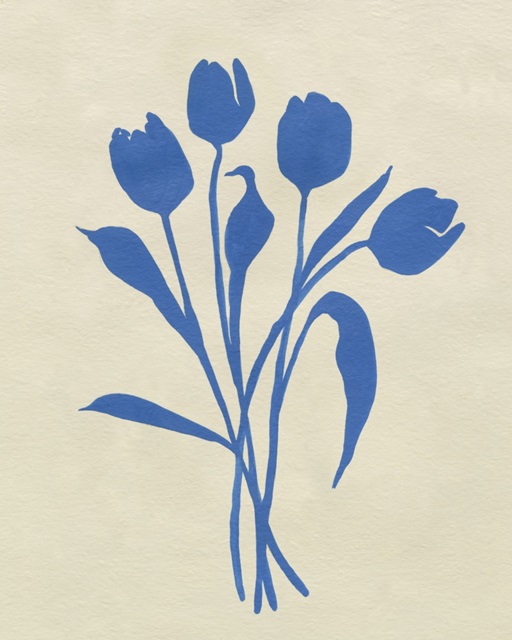 Blue Tulips I