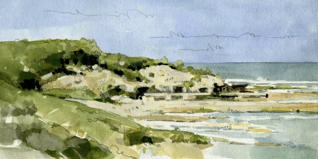 Coastal Sketch I