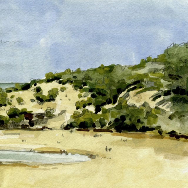 Coastal Sketch VI